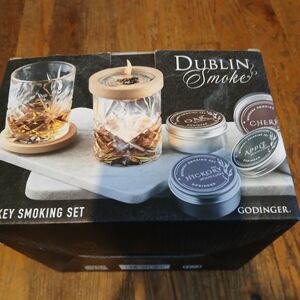 Godinger Dublin Smokes Whiskey Smoking Set